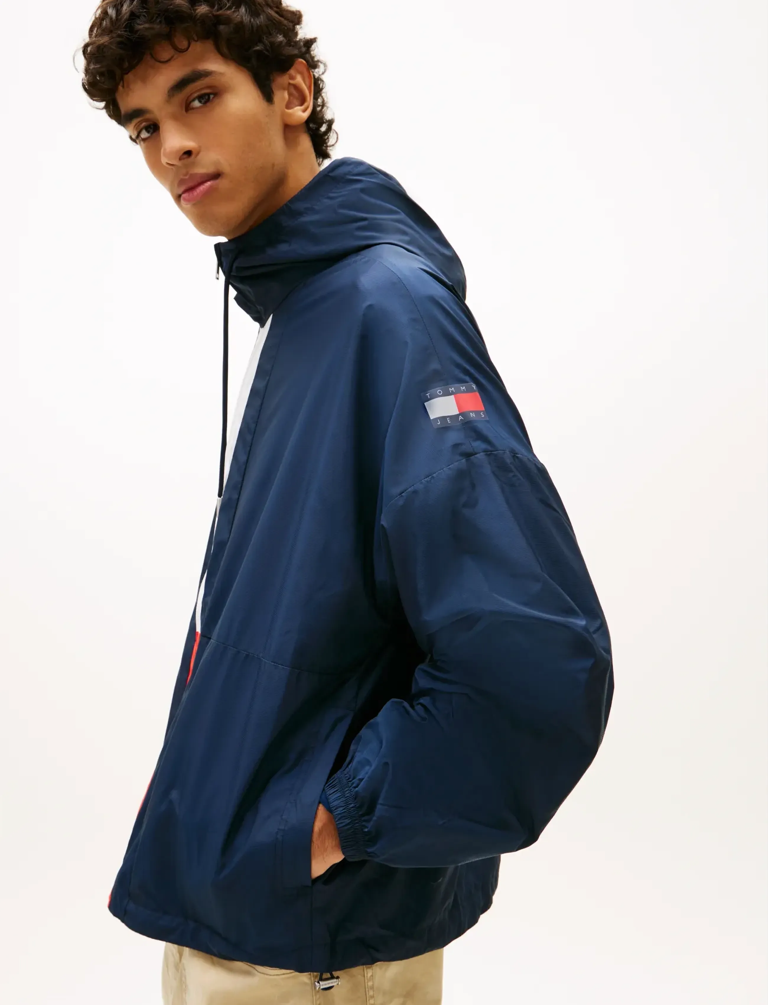 Chicago oversize windbreaker blockfärgad 6