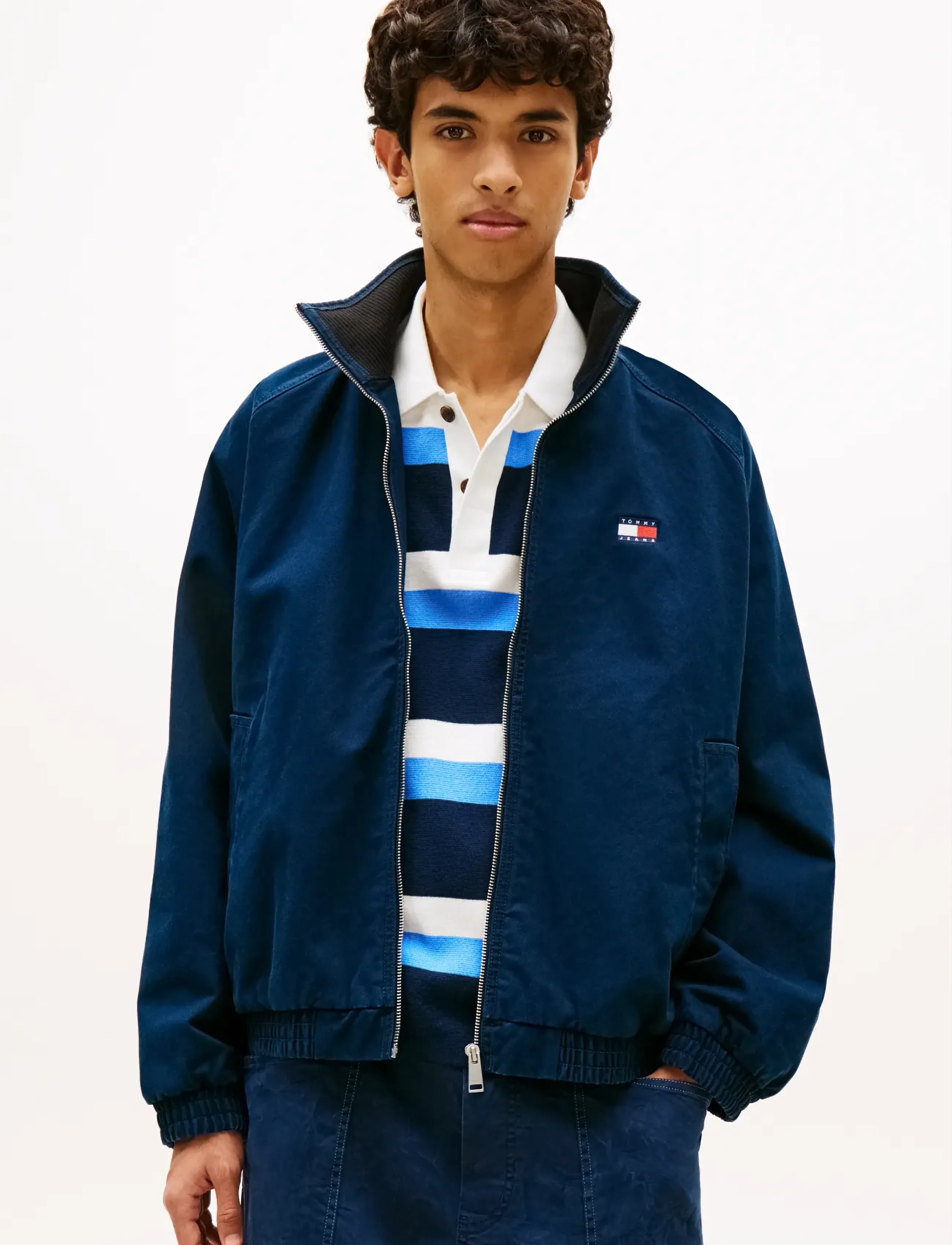 Tommy Jeans TJM ESSENTIAL COTTON JACKET EXT - Overtøj - DARK NIGHT NAVY / navy