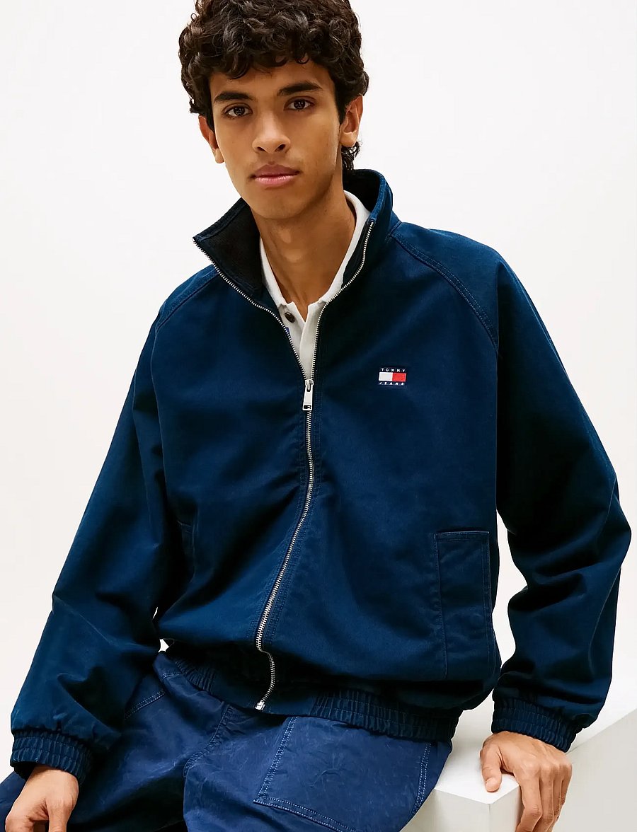 Tommy Jeans - TJM ESSENTIAL COTTON JACKET EXT - forårsjakker - dark night navy - 5