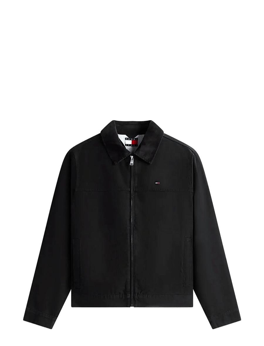 Tommy Jeans - TJM REG COTTON RANCH JACKET - sügisjoped - black - 1