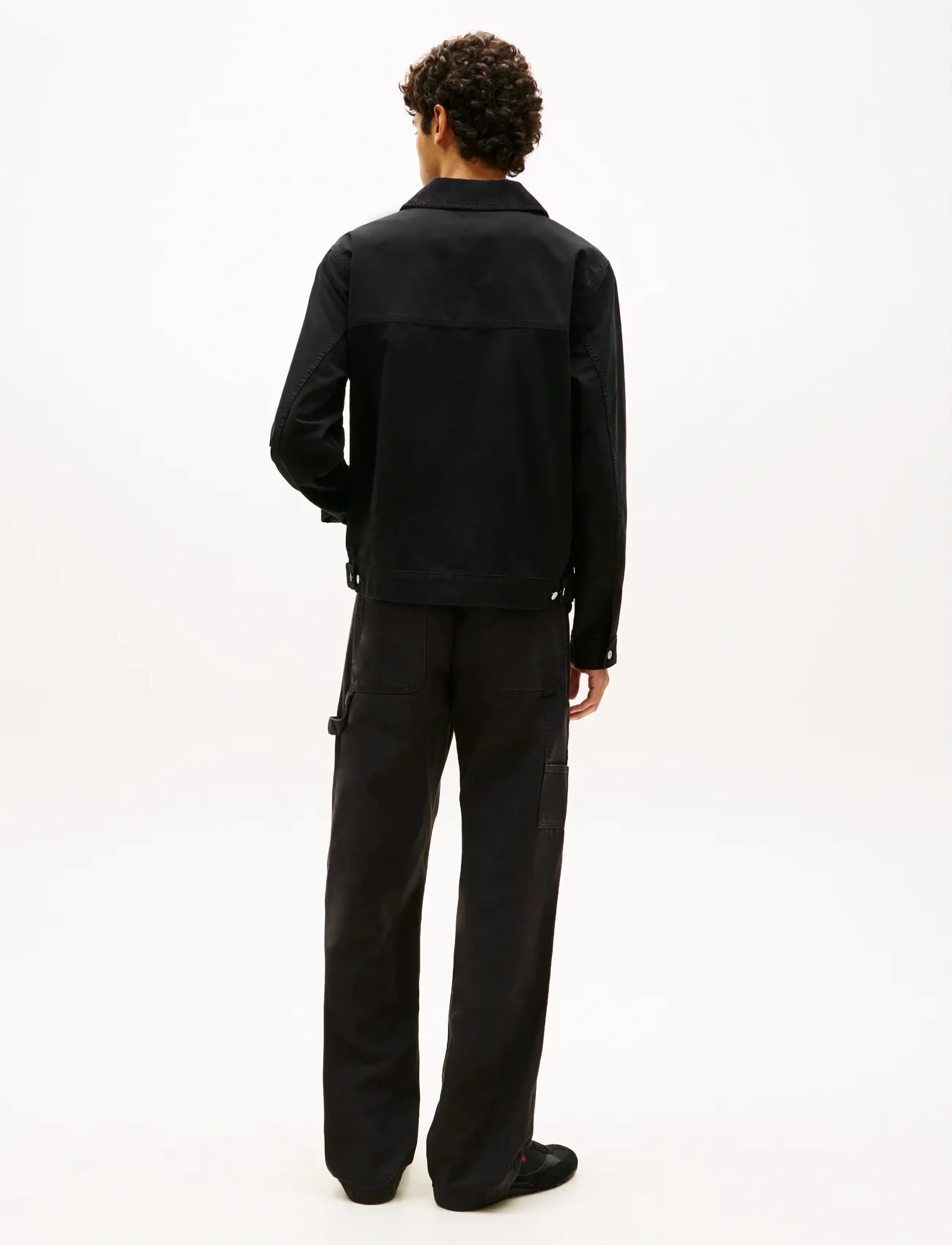 Tommy Jeans - TJM REG COTTON RANCH JACKET - kurtki wiosenne - black - 2
