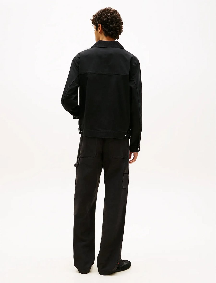 Tommy Jeans - TJM REG COTTON RANCH JACKET - sügisjoped - black - 2