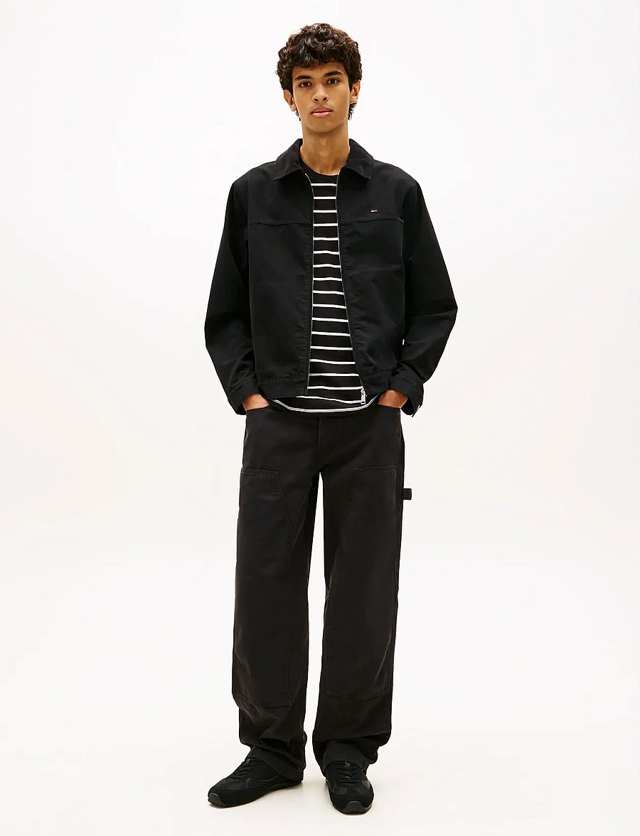 Tommy Jeans - TJM REG COTTON RANCH JACKET - sügisjoped - black - 3