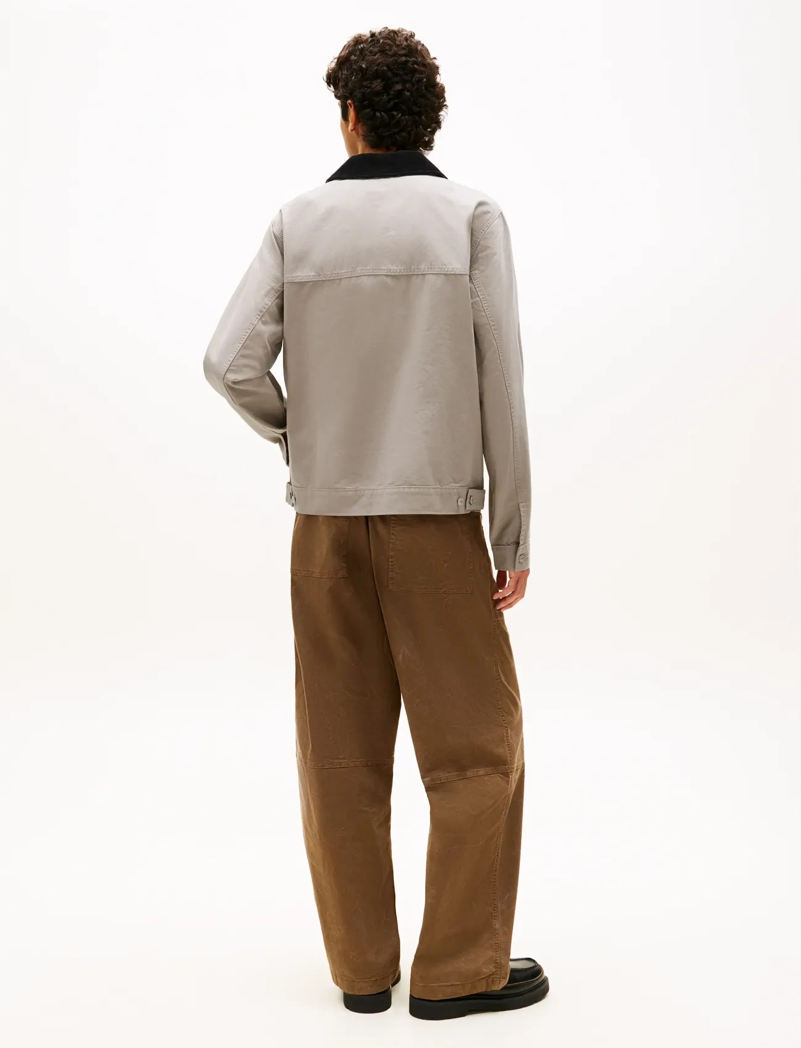Tommy Jeans - TJM REG COTTON RANCH JACKET - spring jackets - limestone dust - 2