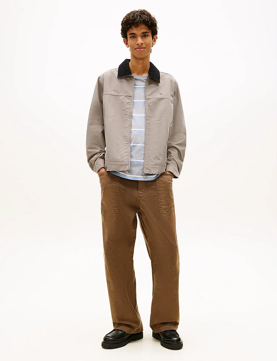 Tommy Jeans - TJM REG COTTON RANCH JACKET - herbstjacken - limestone dust - 3