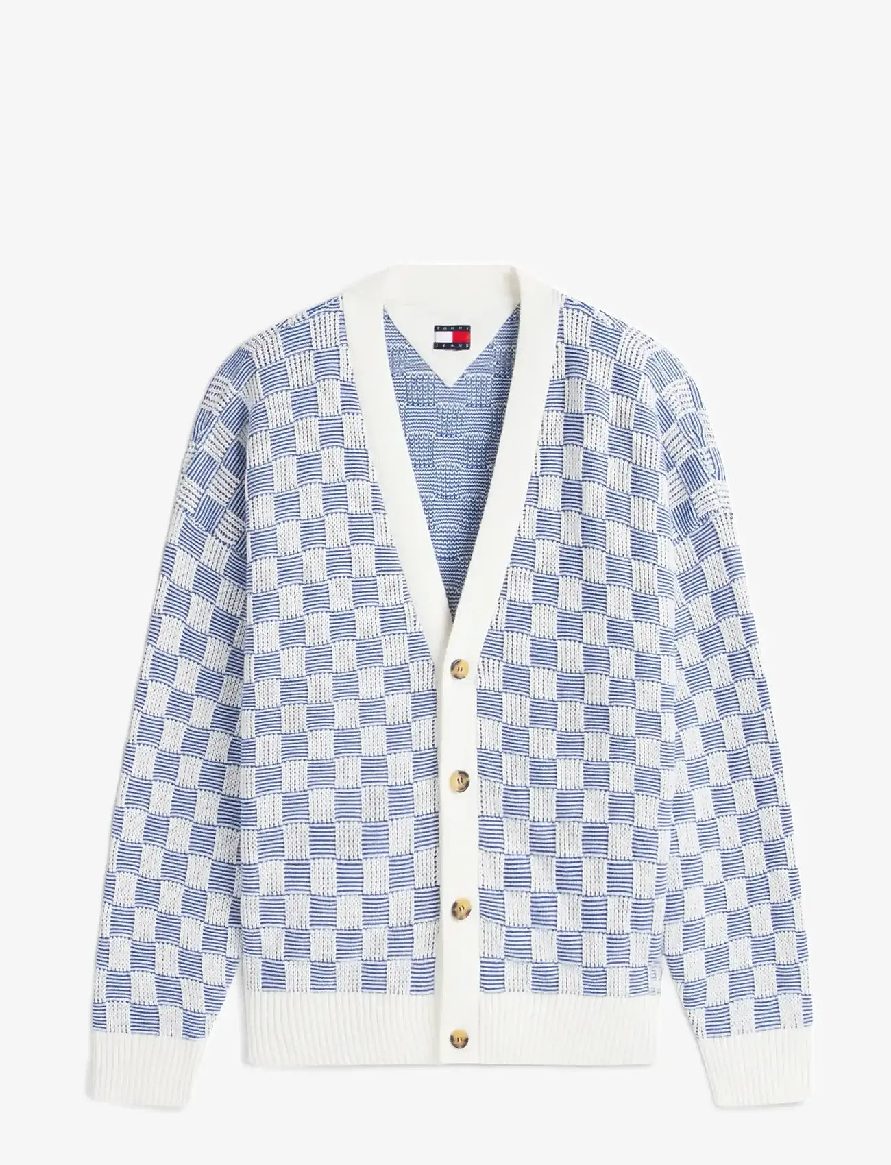 Tommy Jeans - TJM RLX TEXTURE CARDI - cardigans - fizzy blue - 1