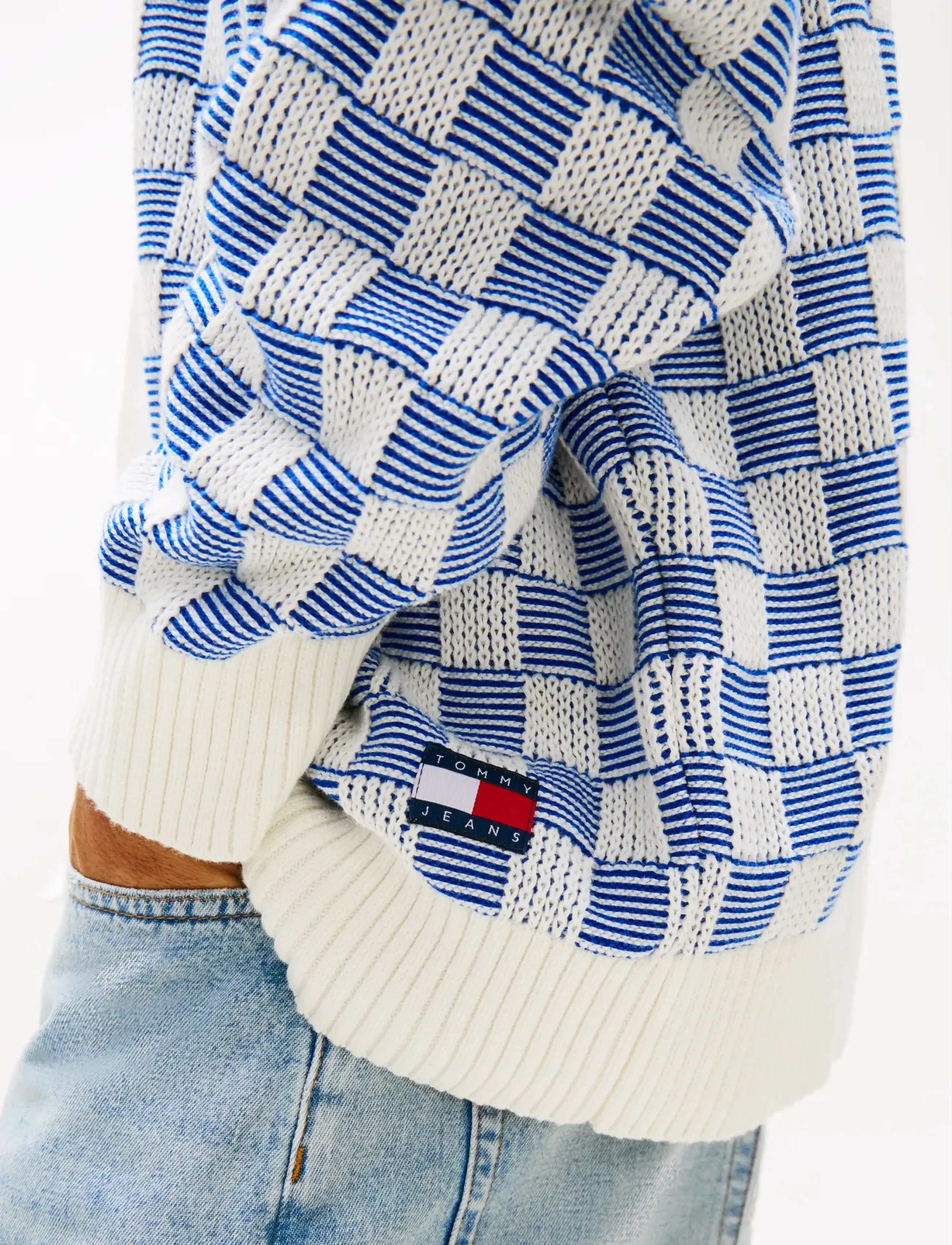 Tommy Jeans - TJM RLX TEXTURE CARDI - cardigans - fizzy blue - 5
