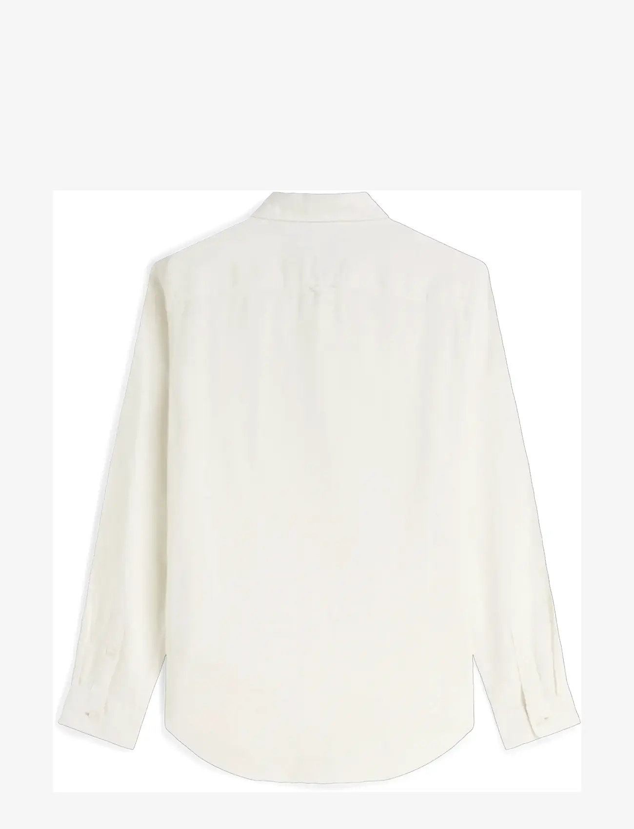 Tommy Jeans - TJM REG LINEN BLEND SHIRT EXT - linen shirts - ecru - 1