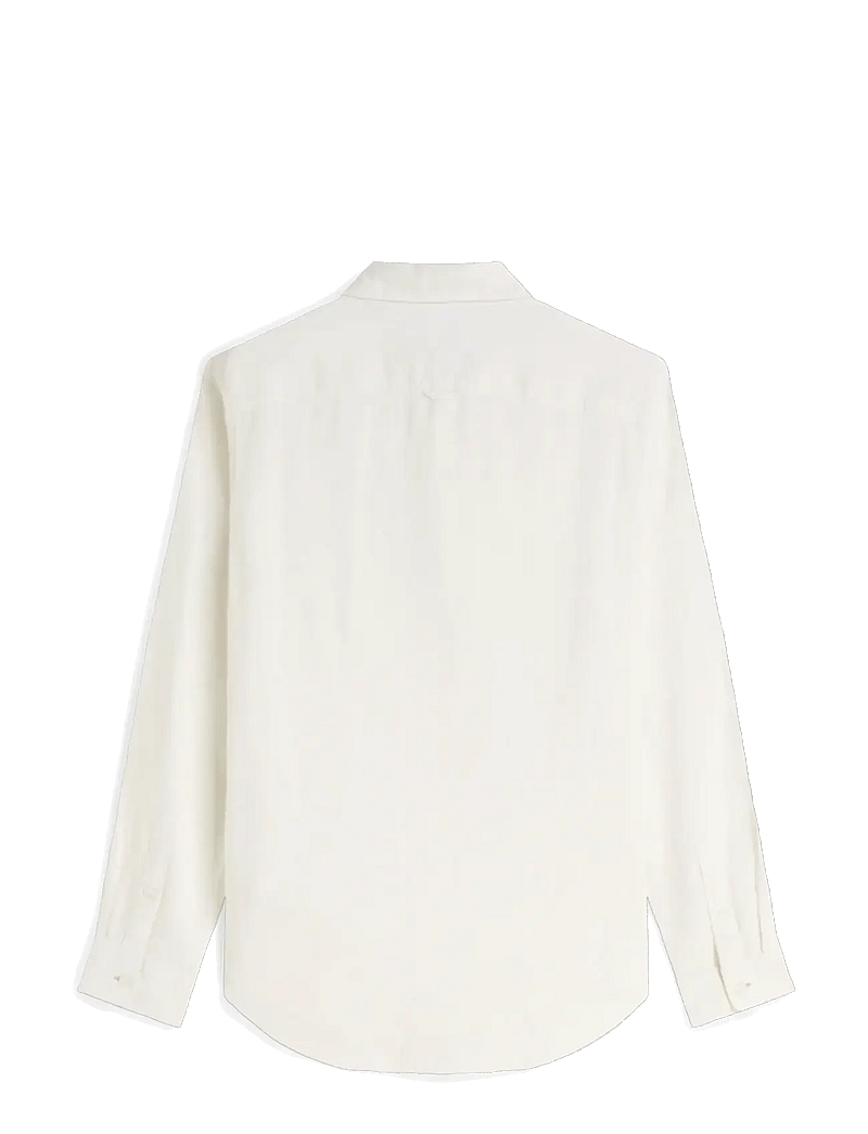 Tommy Jeans - TJM REG LINEN BLEND SHIRT EXT - linen shirts - ecru - 1