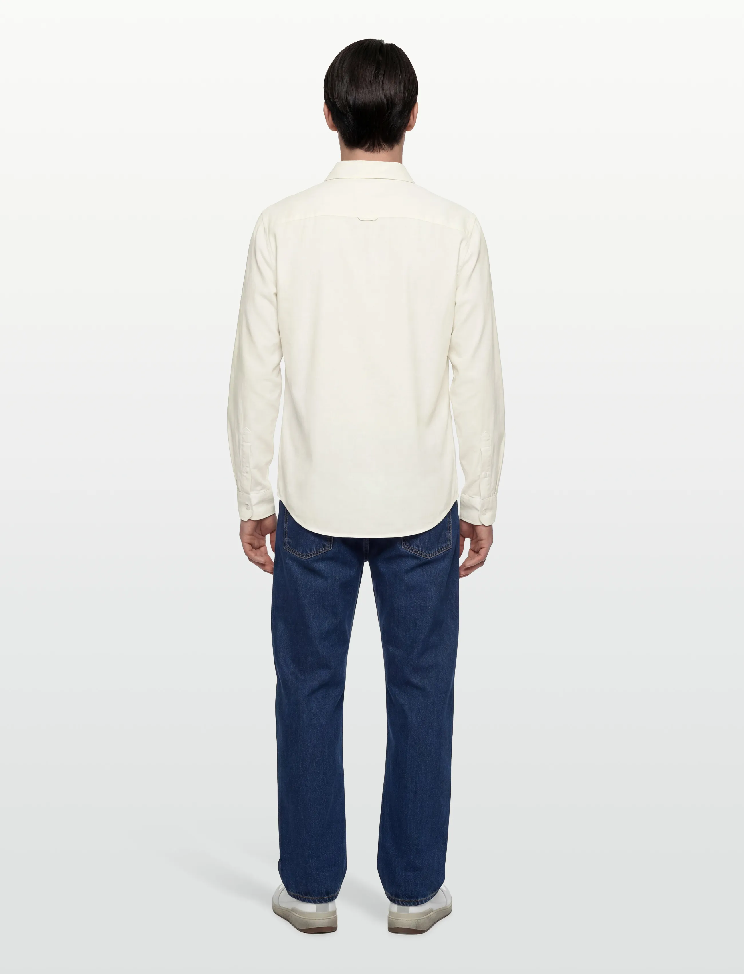 Tommy Jeans - TJM REG LINEN BLEND SHIRT EXT - hørskjorter - ecru - 4