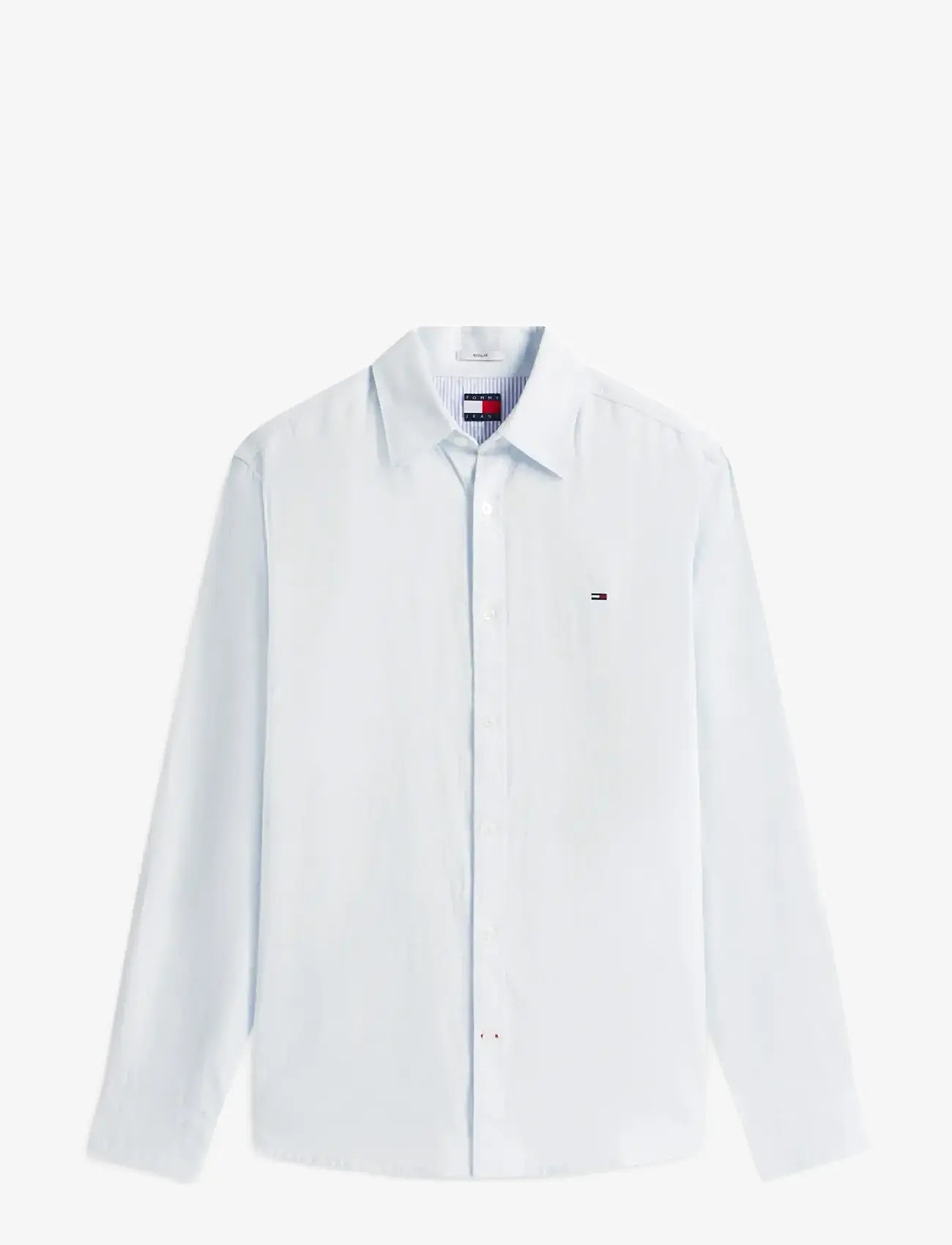 Tommy Jeans - TJM REG LINEN BLEND SHIRT EXT - linen shirts - sweet blue - 1