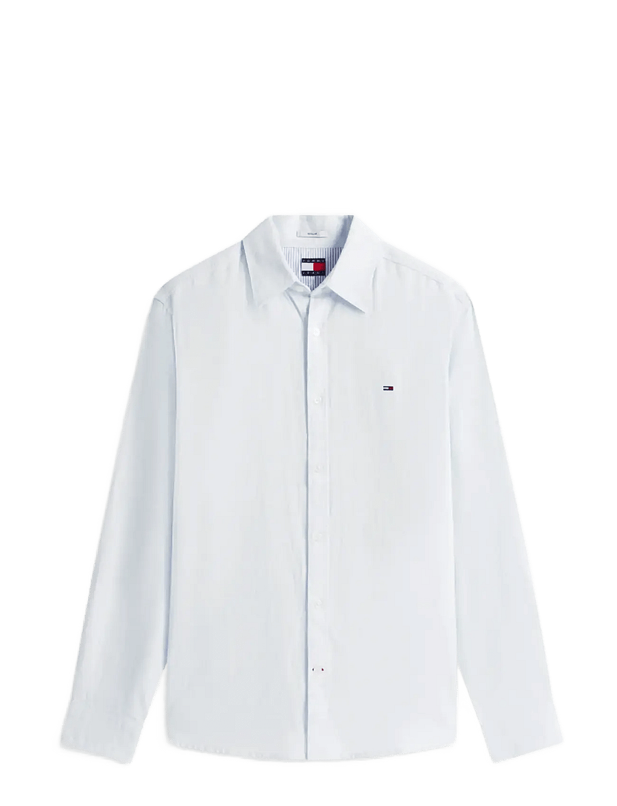 Tommy Jeans - TJM REG LINEN BLEND SHIRT EXT - leinenhemden - sweet blue - 1