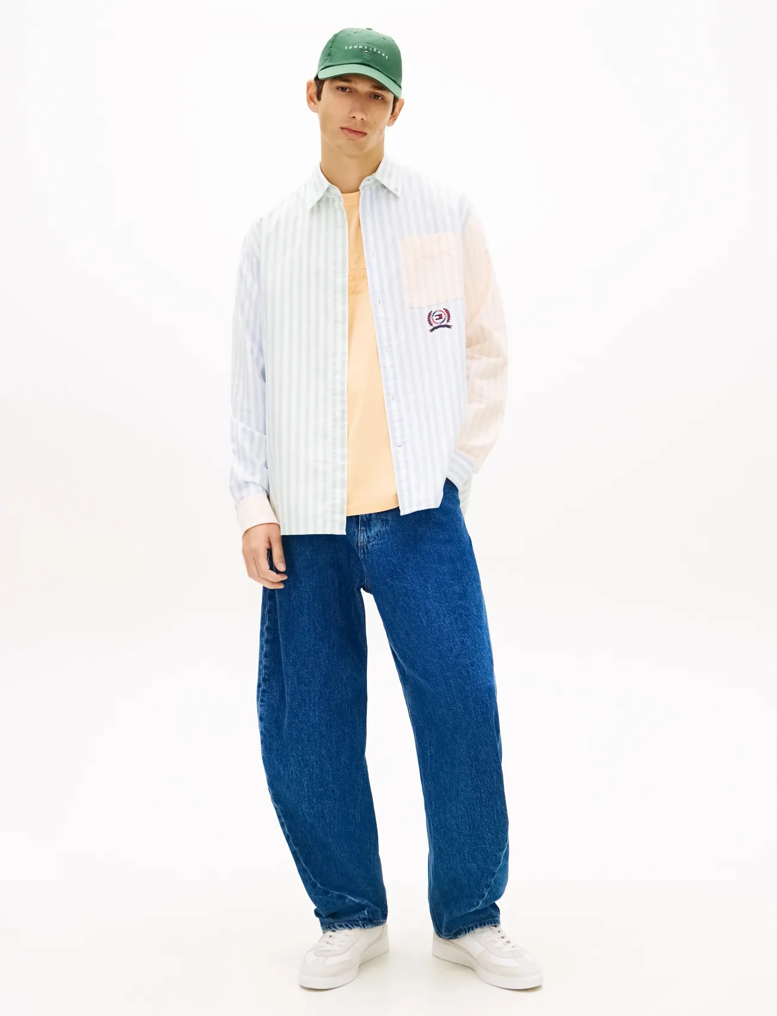 Tommy Jeans - TJM RLX OXFORD FUN STRIPE SHIRT - stribede skjorter - blue twilight   multi - 3