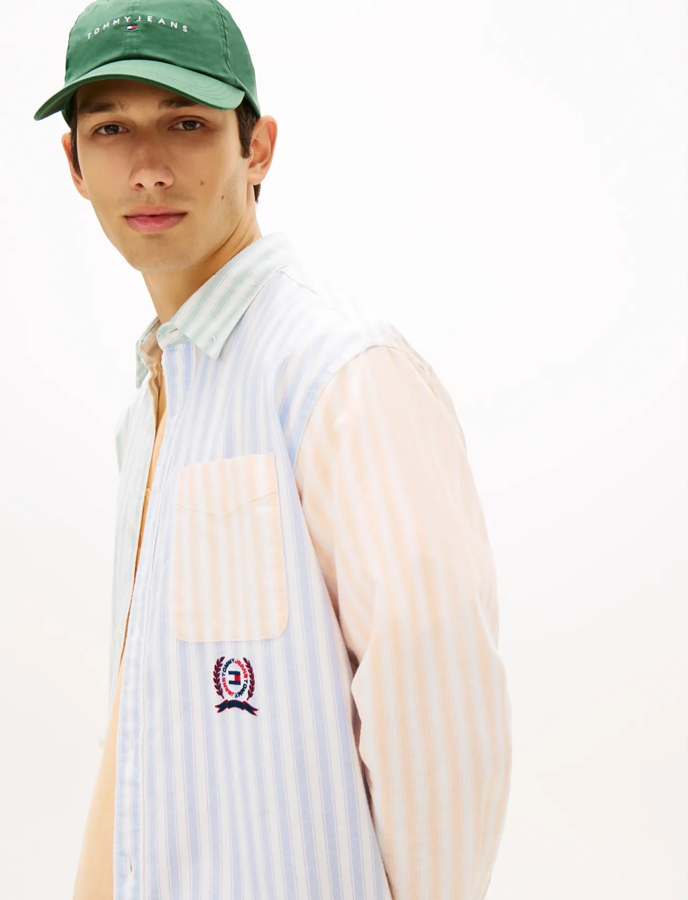 Tommy Jeans - TJM RLX OXFORD FUN STRIPE SHIRT - stribede skjorter - blue twilight   multi - 4