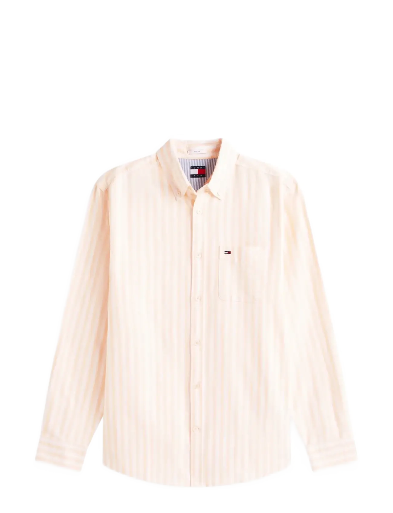 Tommy Jeans TJM REG STRIPE OXFORD SHIRT EXT - Tøj - FADED SUN KISS STRIPE / multi