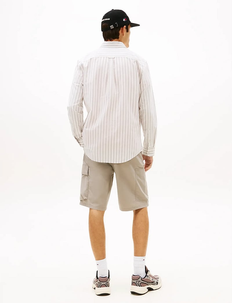 Tommy Jeans - TJM REG STRIPE OXFORD SHIRT EXT - stribede skjorter - ivy mink stripe - 2