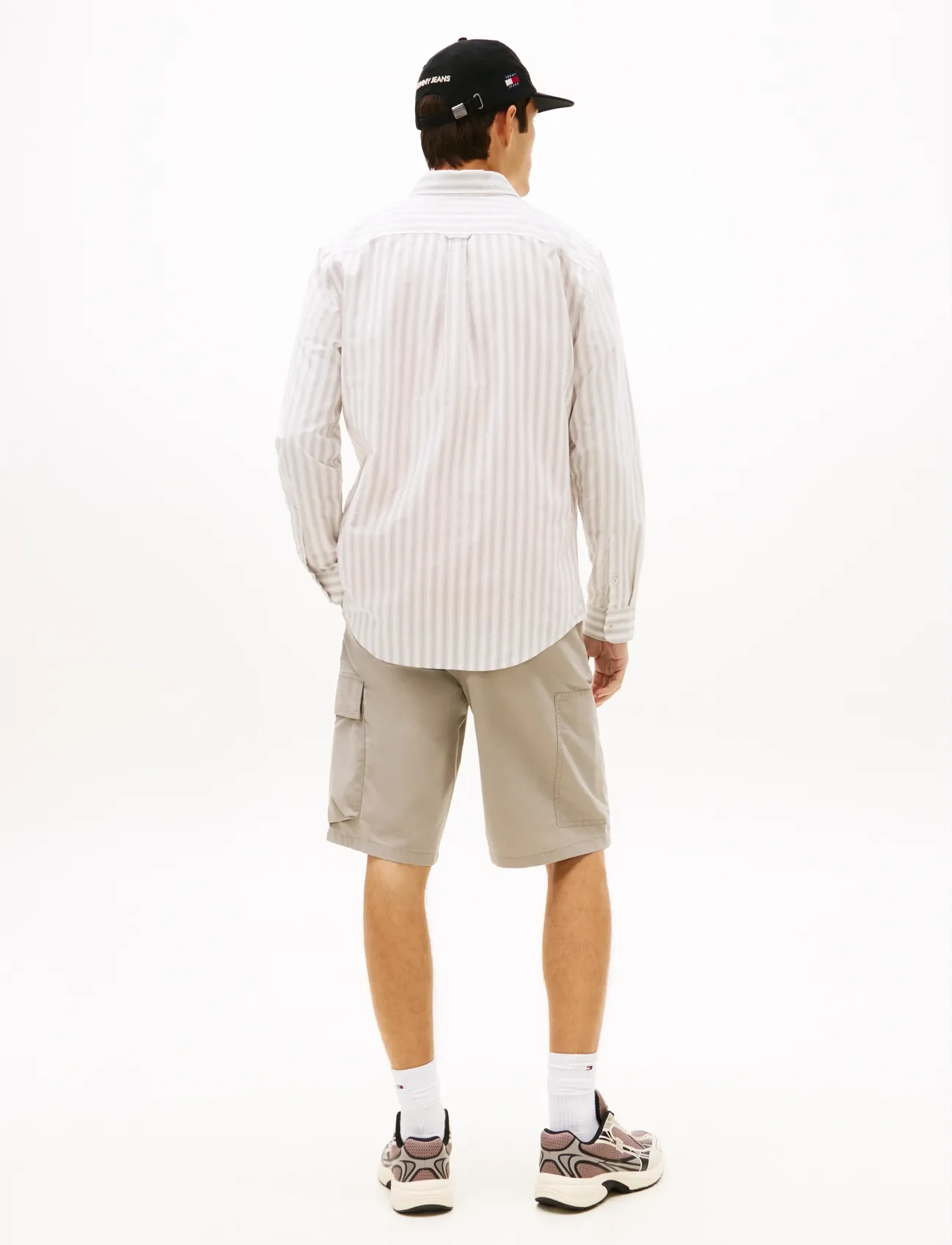 Tommy Jeans - TJM REG STRIPE OXFORD SHIRT EXT - stribede skjorter - ivy mink stripe - 2