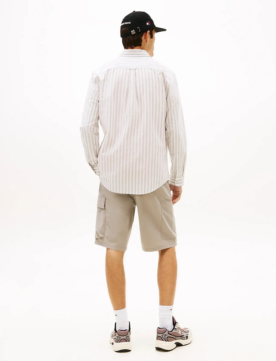 Tommy Jeans - TJM REG STRIPE OXFORD SHIRT EXT - stribede skjorter - ivy mink stripe - 2