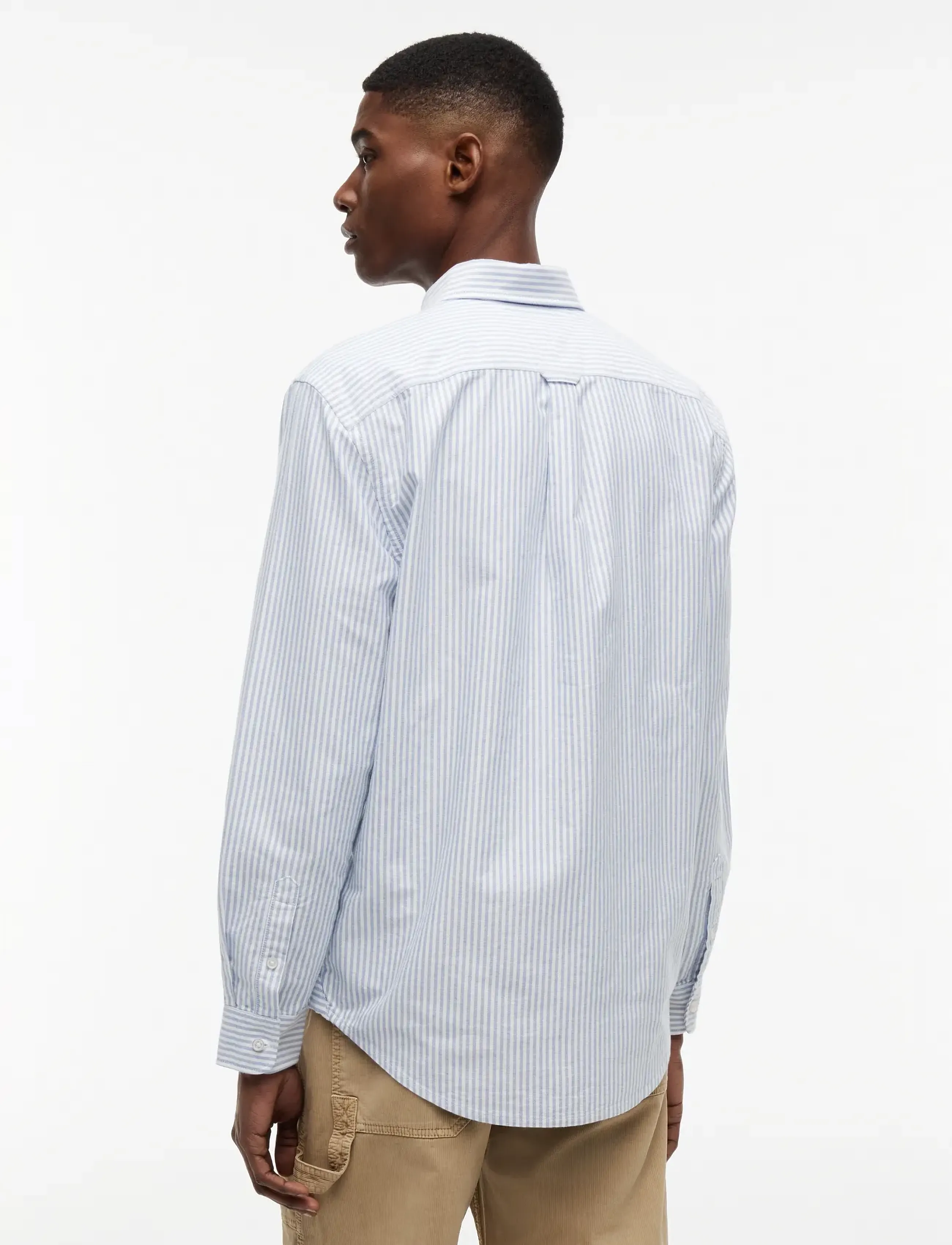 Tommy Jeans - TJM REG STRIPE OXFORD SHIRT EXT - geschenke unter 100€ - providence blue stripe - 2