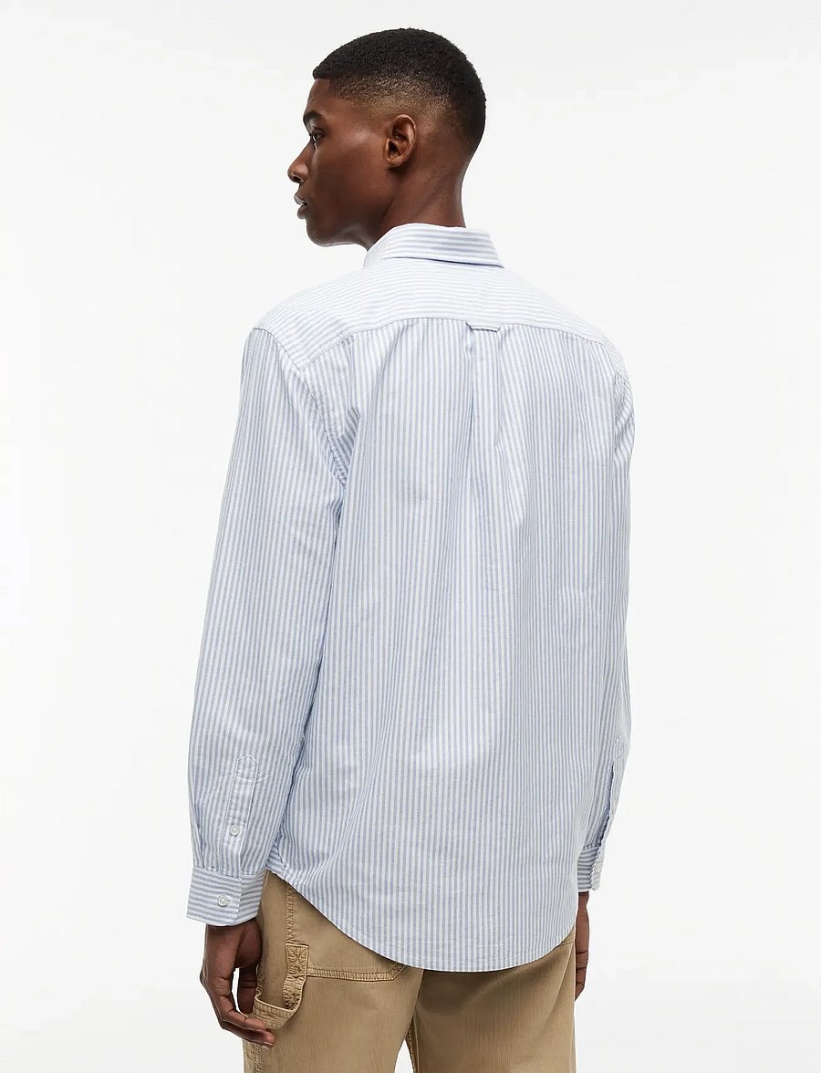 Tommy Jeans - TJM REG STRIPE OXFORD SHIRT EXT - oxford-skjortor - providence blue stripe - 2