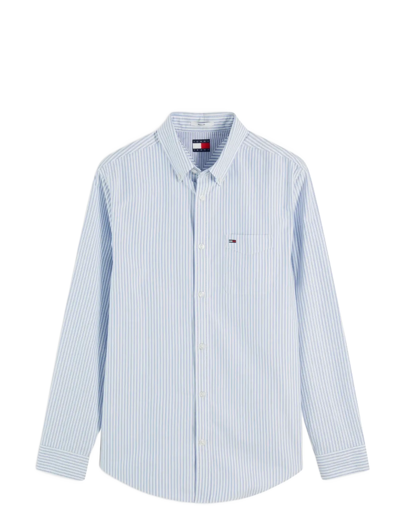 Tommy Jeans - TJM REG STRIPE OXFORD SHIRT EXT - oxford-skjortor - vibrant blue stripes - 1