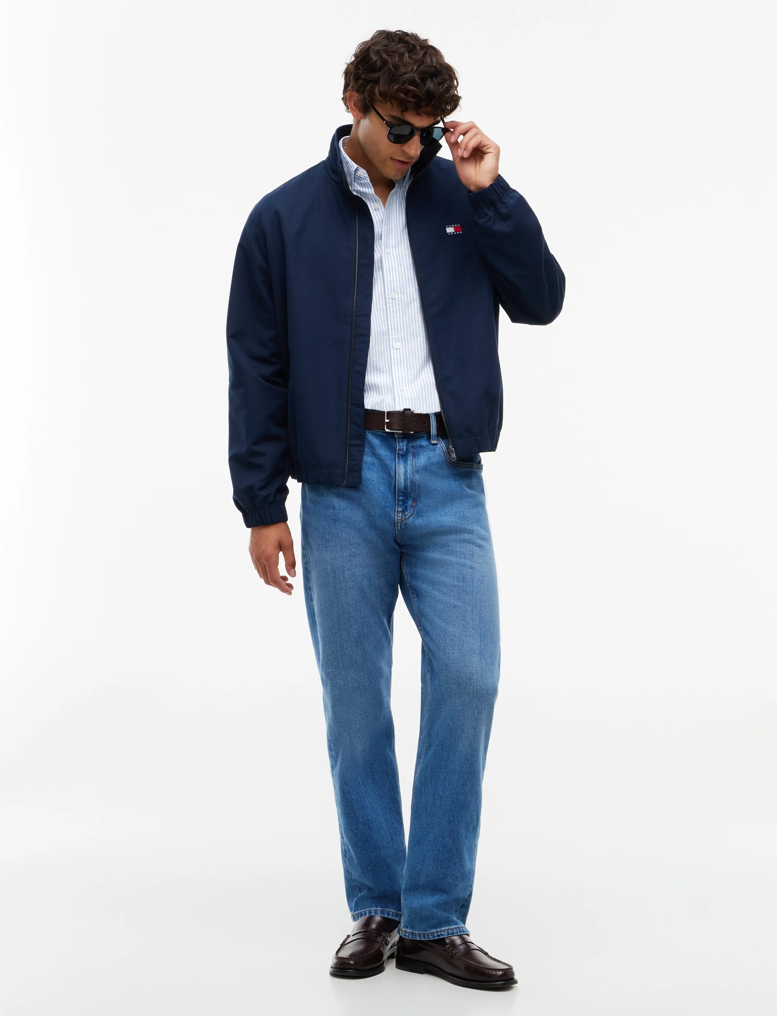 Tommy Jeans - TJM REG STRIPE OXFORD SHIRT EXT - oxford-skjortor - vibrant blue stripes - 4