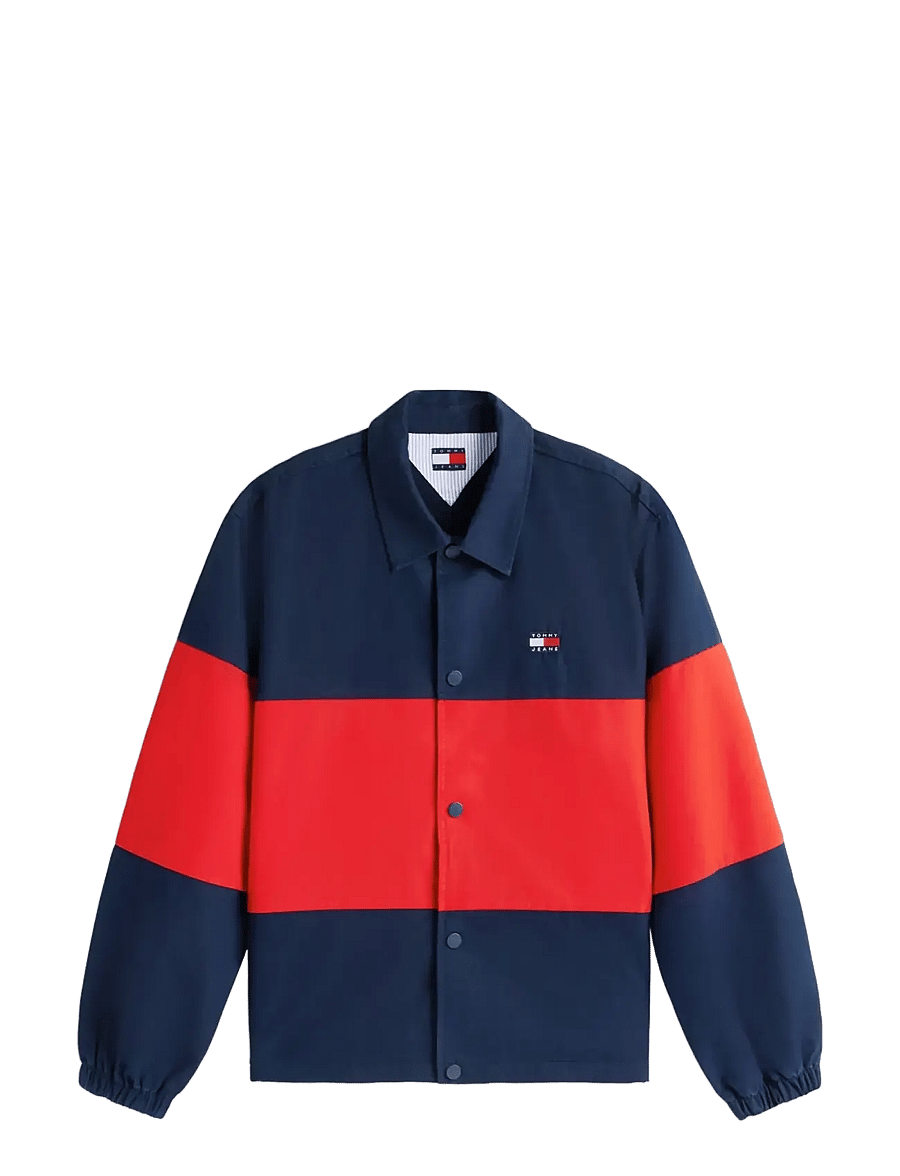 Tommy Jeans - TJM COLORBLOCK OVERSHIRT EXT - frühlingsjacken - dark night navy - 1