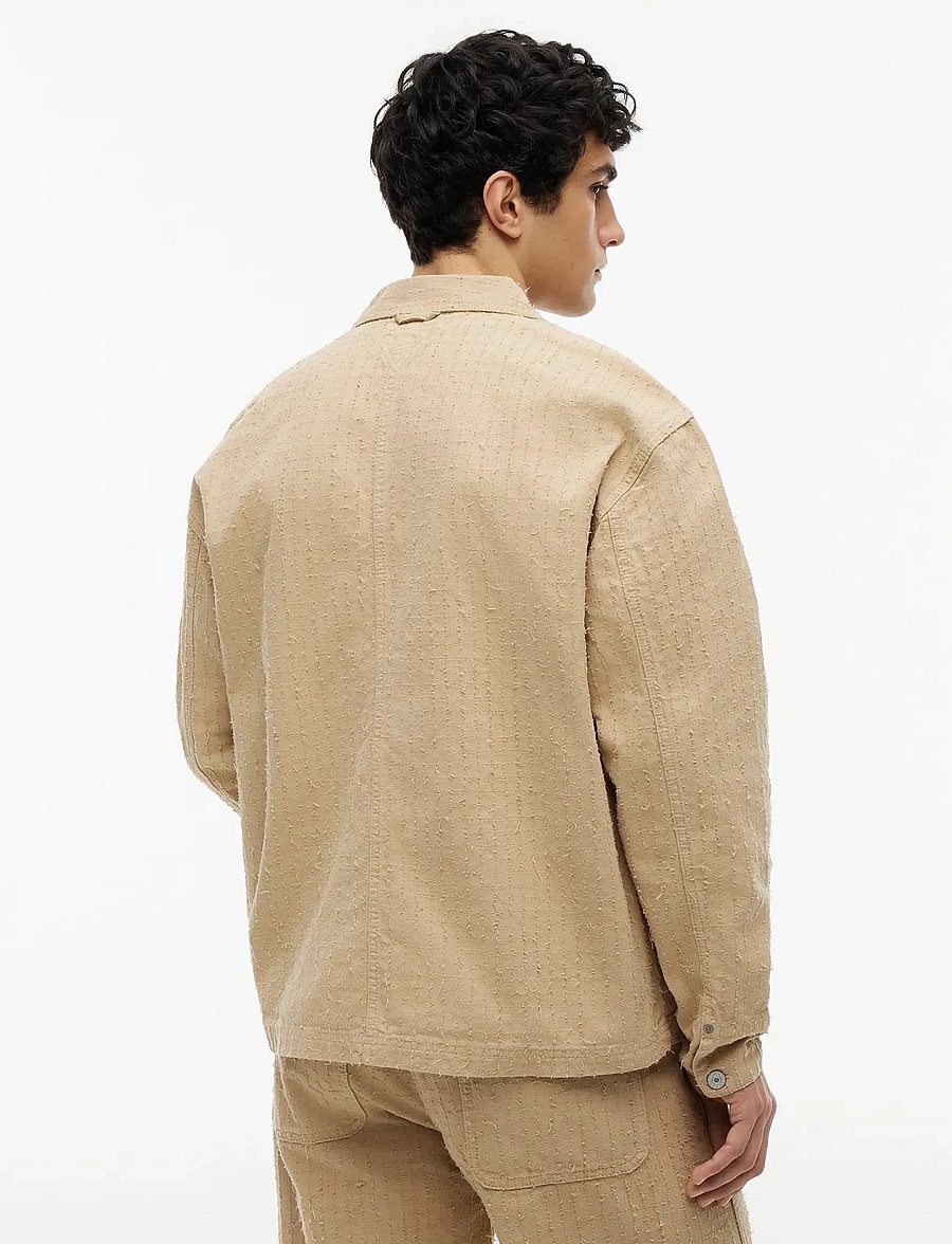 Tommy Jeans - TJM PUNCH NEEDLE OVERSHIRT - shop efter stil - gentle gold - 2