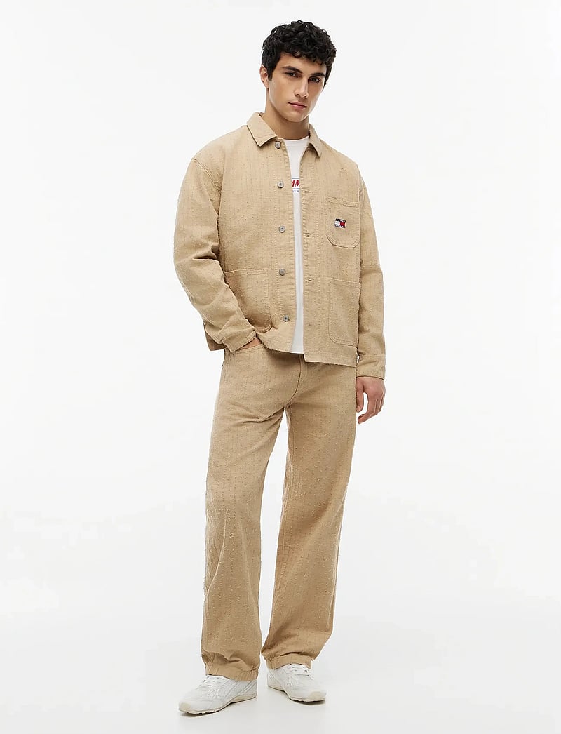 Tommy Jeans - TJM PUNCH NEEDLE OVERSHIRT - shop efter stil - gentle gold - 4