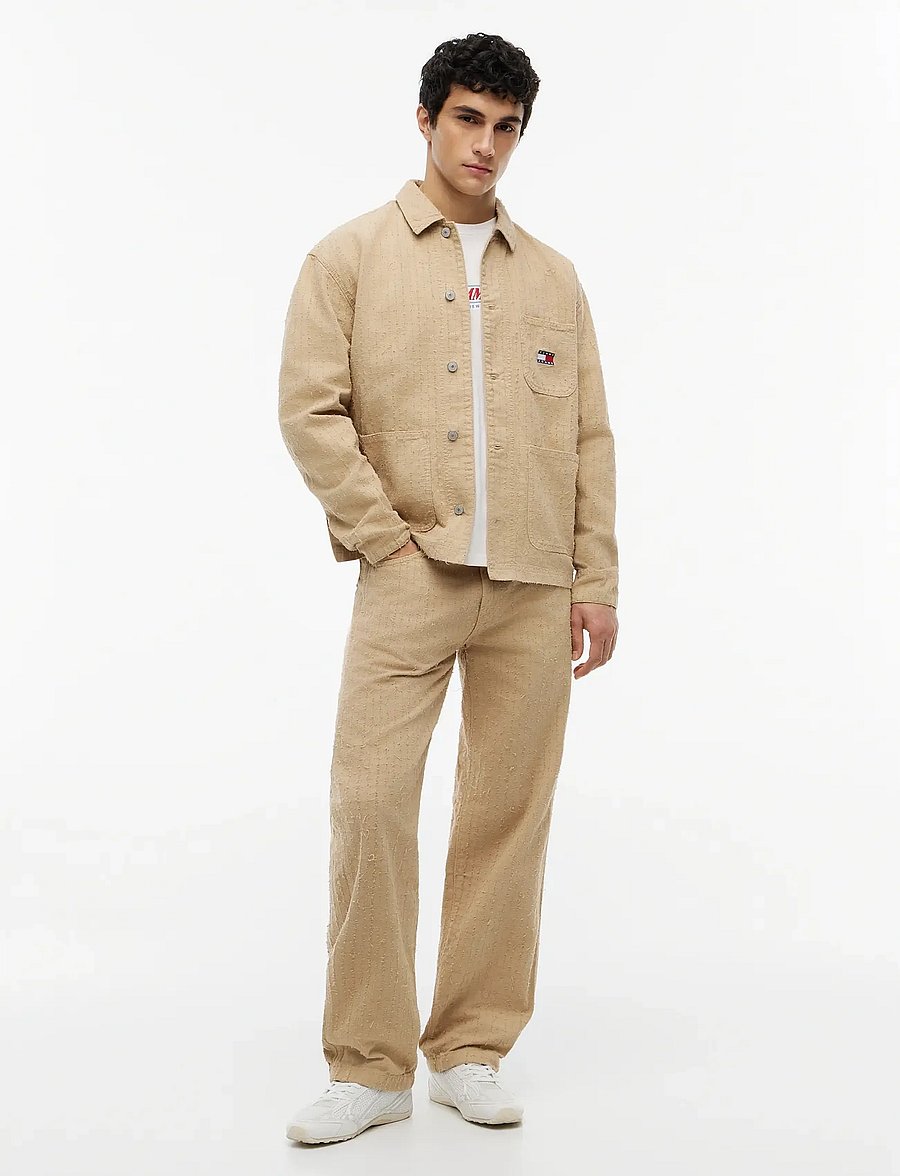 Tommy Jeans - TJM PUNCH NEEDLE OVERSHIRT - shop efter stil - gentle gold - 4