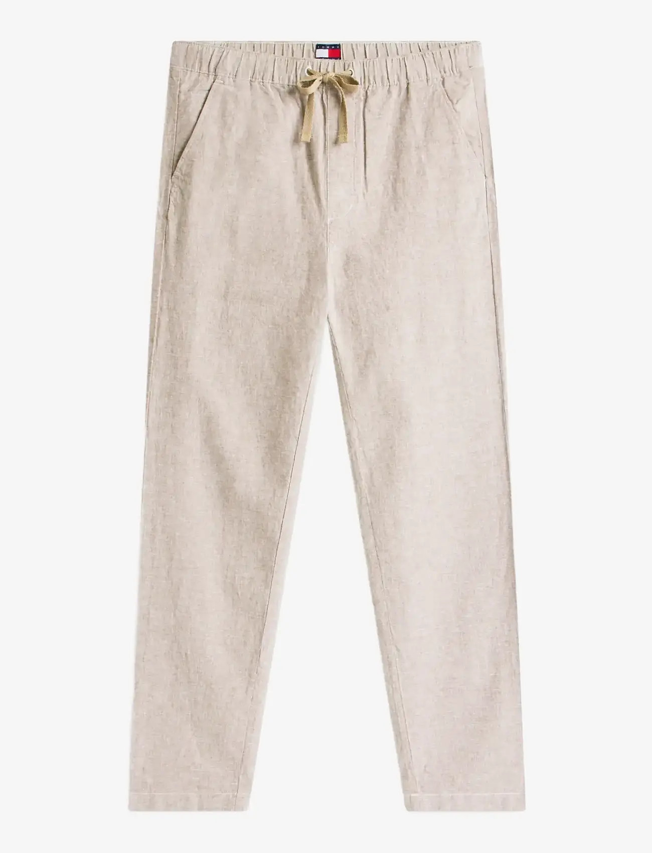 Tommy Jeans TJM SONNY LINNEN MIX CHINO PANT - Leinenhosen - IVY MINK / beige