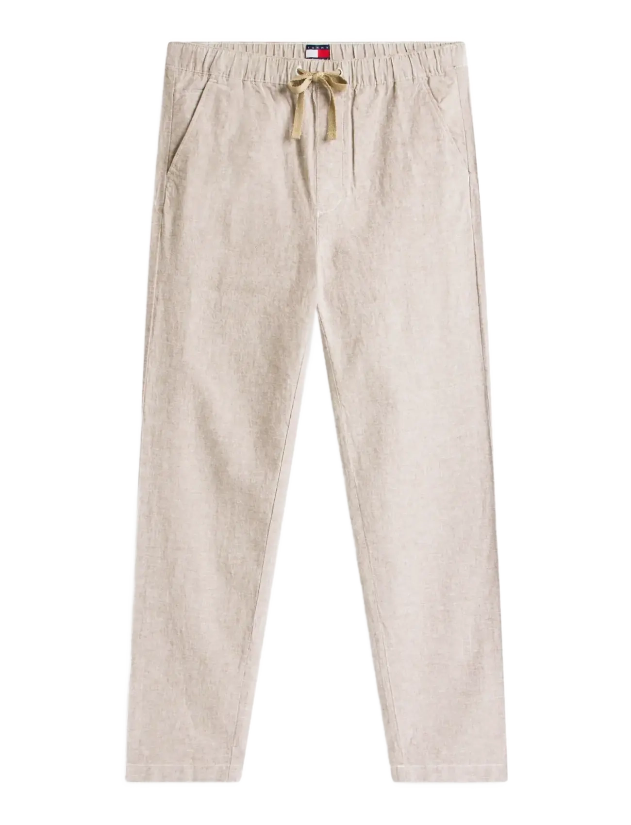 Tommy Jeans TJM SONNY LINNEN MIX CHINO PANT - Hørbukser - IVY MINK / beige