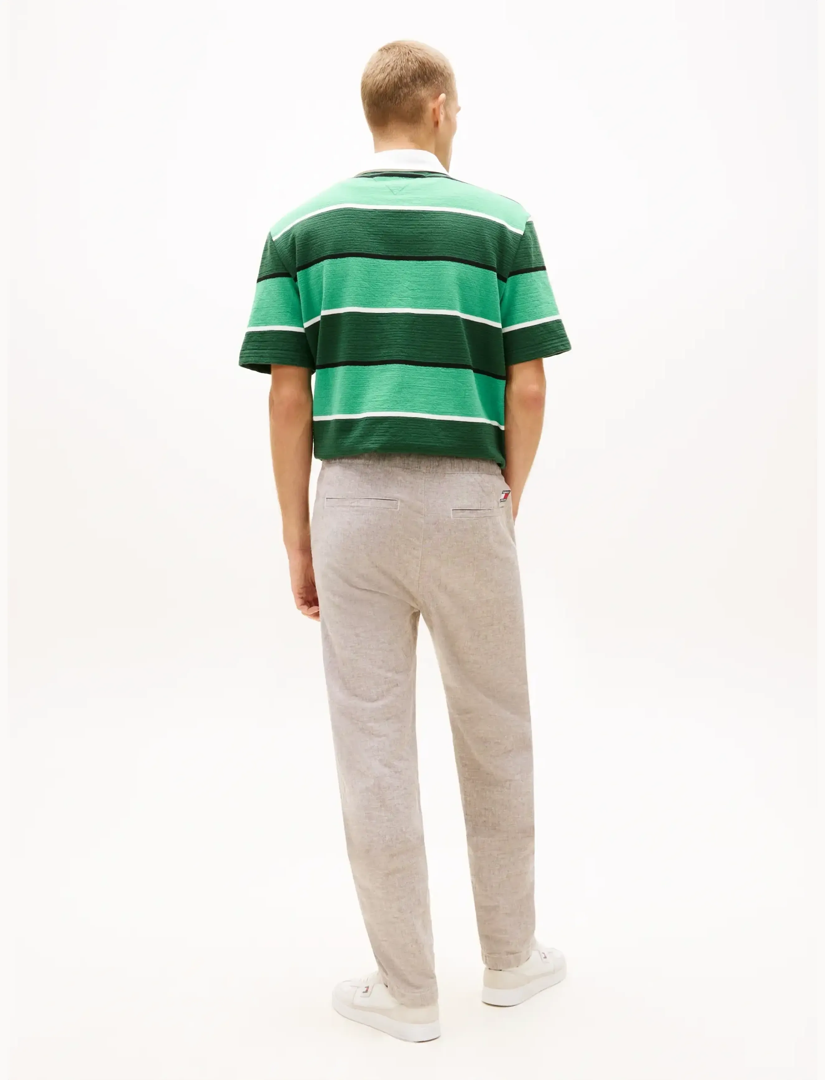 Tommy Jeans - TJM SONNY LINNEN MIX CHINO PANT - linen trousers - ivy mink - 2