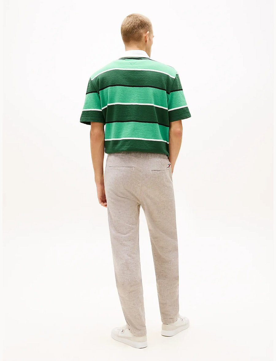 Tommy Jeans - TJM SONNY LINNEN MIX CHINO PANT - leinenhosen - ivy mink - 2