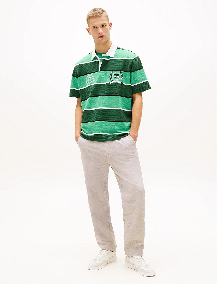 Tommy Jeans - TJM SONNY LINNEN MIX CHINO PANT - leinenhosen - ivy mink - 3
