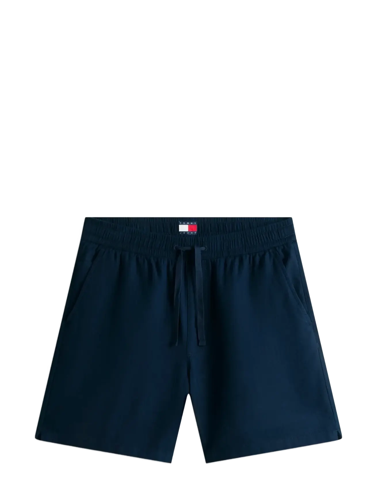 Tommy Jeans TJM LINEN BLEND PULL-ON SHORT - Shorts - DARK NIGHT NAVY / navy
