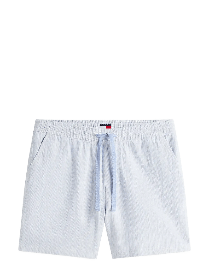 Tommy Jeans - TJM LINEN BLEND STRIPE SHORT - leinen-shorts - blue twilight stripes - 1