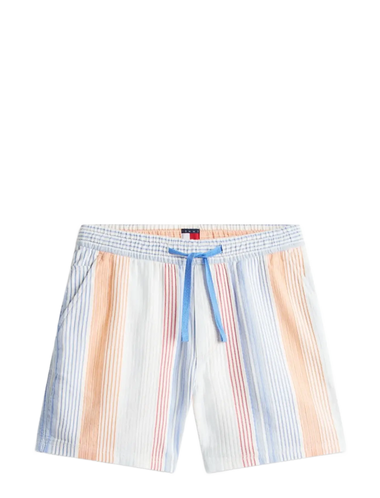 TOMMY JEANS Tjm Textured Stripe Kurz Ext Patterned - M - Herren