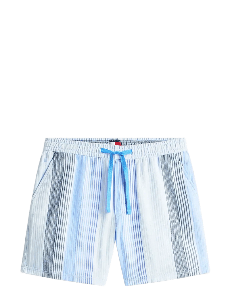 Tommy Jeans - TJM TEXTURED STRIPE SHORT EXT - casual shorts - sweet blue stripes - 1