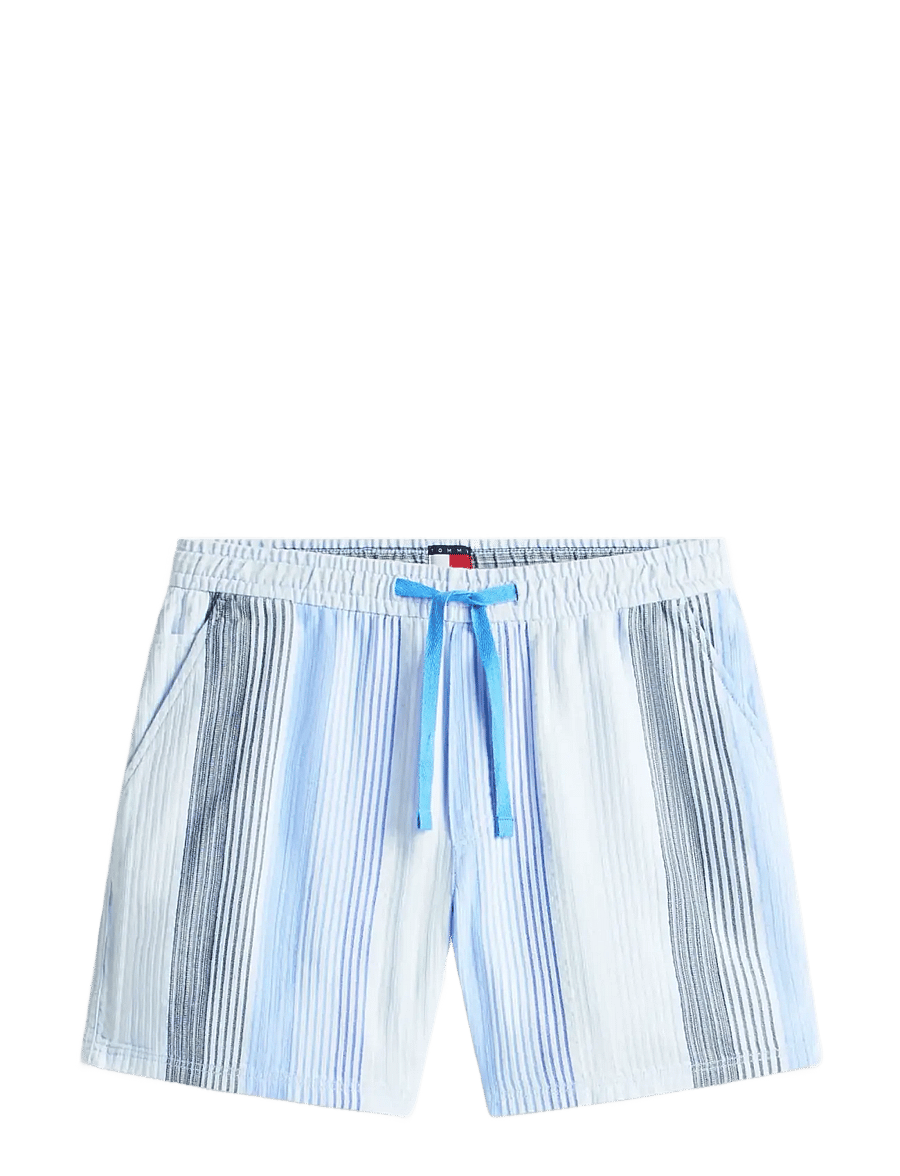 Tommy Jeans - TJM TEXTURED STRIPE SHORT EXT - casual shorts - sweet blue stripes - 1