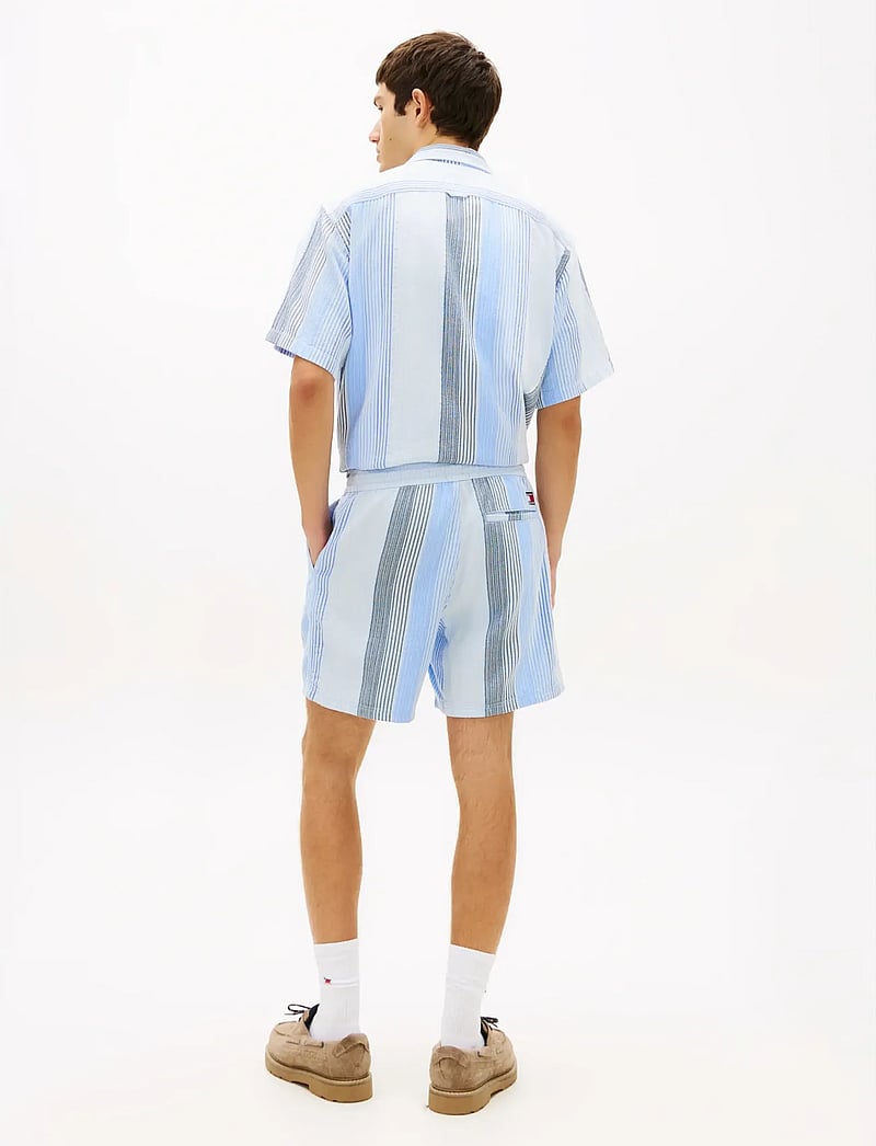 Tommy Jeans - TJM TEXTURED STRIPE SHORT EXT - casual shorts - sweet blue stripes - 2