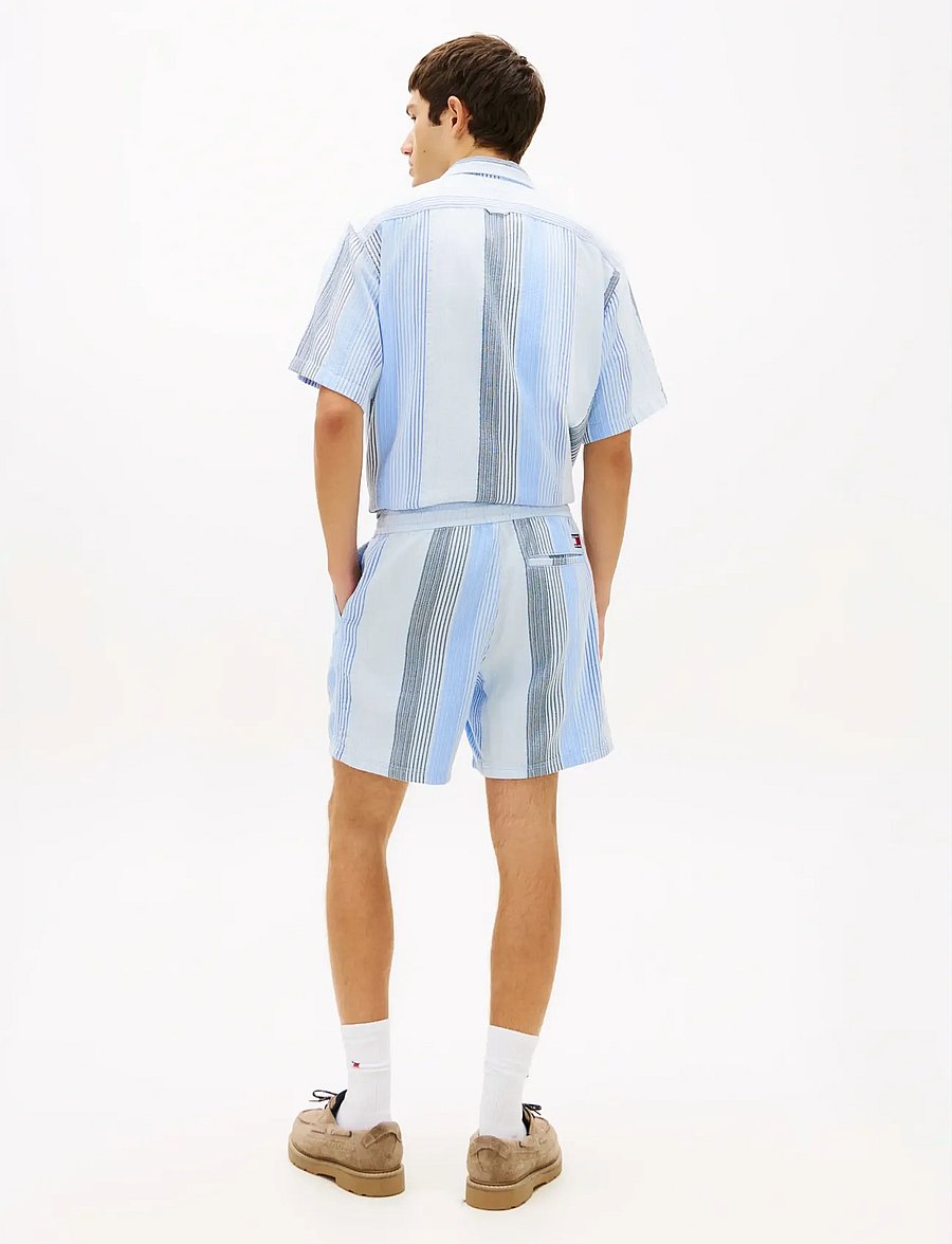 Tommy Jeans - TJM TEXTURED STRIPE SHORT EXT - casual shorts - sweet blue stripes - 2