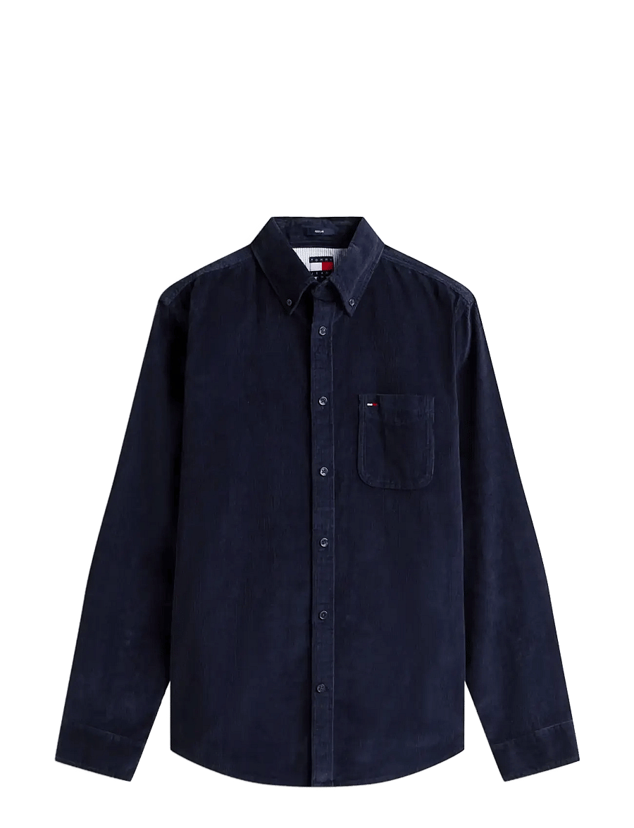 Tommy Jeans - TJM REG BABY CORD SHIRT EXT - dark night navy - 1