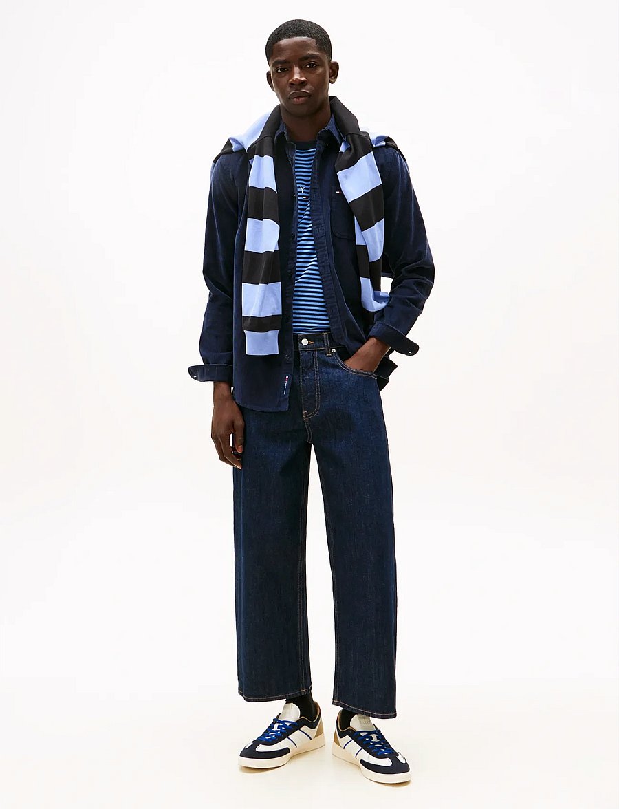Tommy Jeans - TJM REG BABY CORD SHIRT EXT - dark night navy - 2