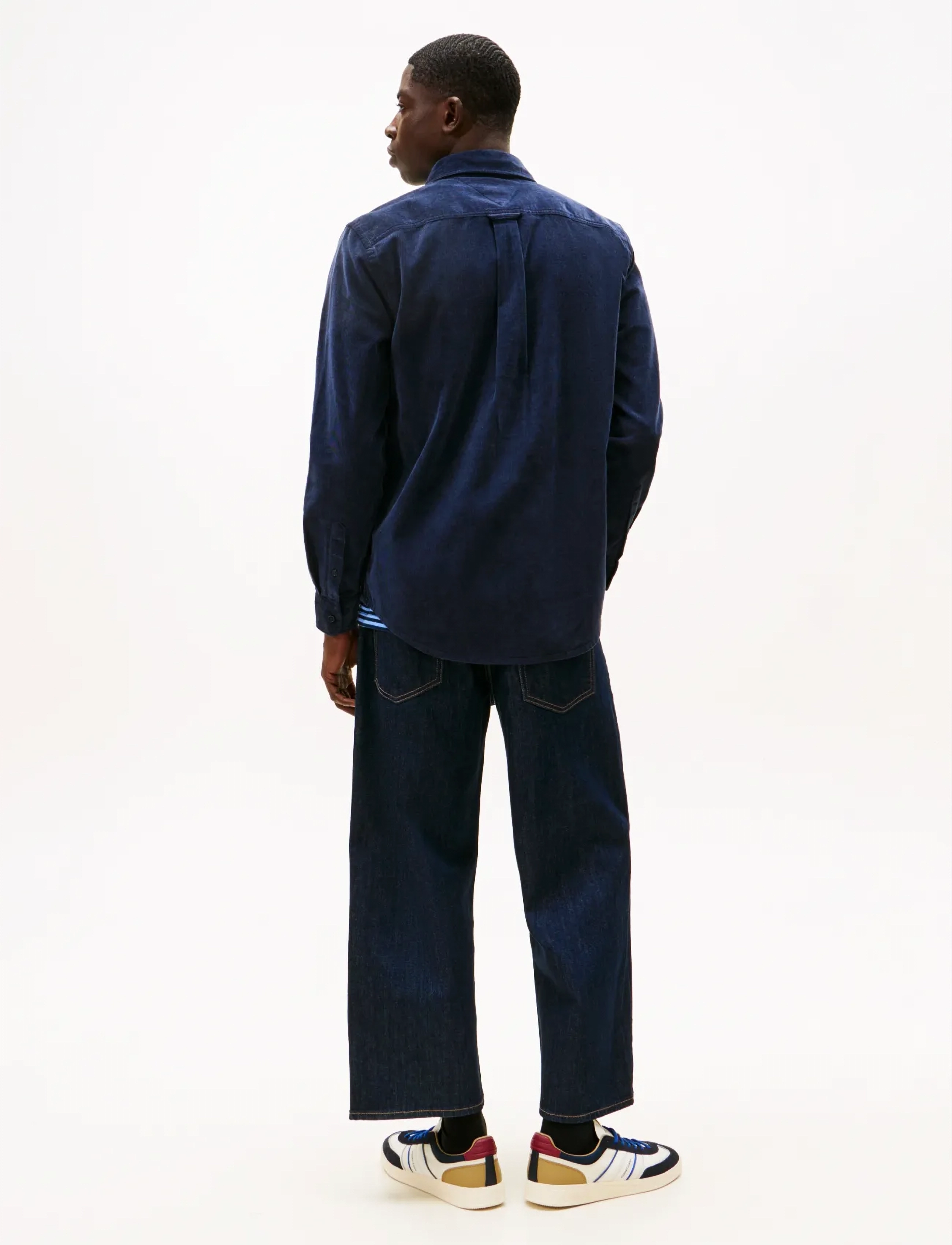 Tommy Jeans - TJM REG BABY CORD SHIRT EXT - dark night navy - 3