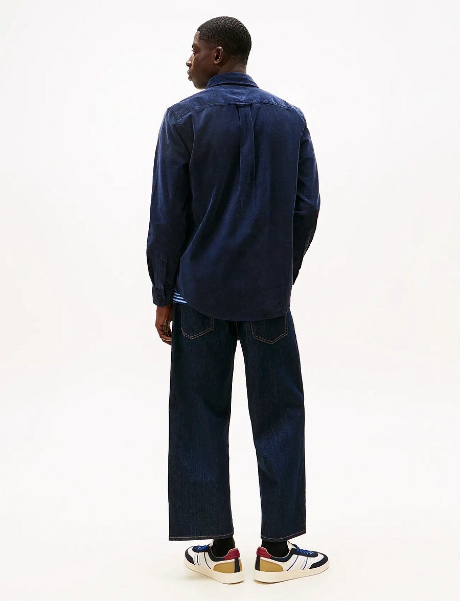 Tommy Jeans - TJM REG BABY CORD SHIRT EXT - dark night navy - 3