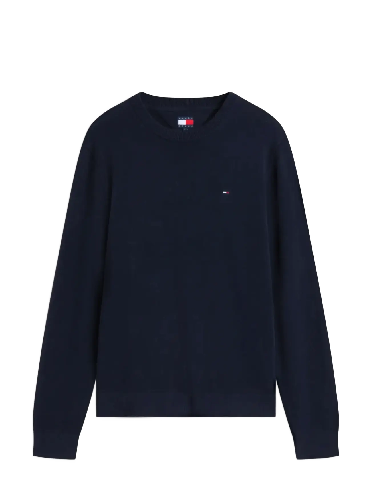 Tommy Jeans TJM SLIM ESS LIGHT SWEATER EXT - Strik - DARK NIGHT NAVY / navy
