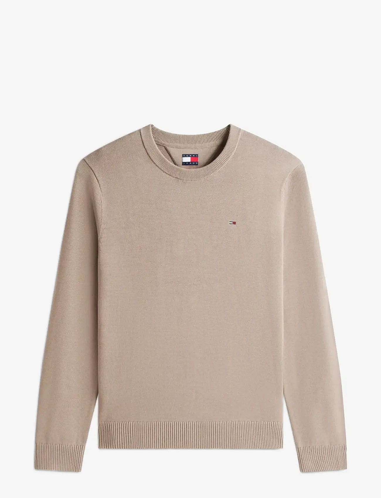 Tommy Jeans - TJM SLIM ESS LIGHT SWEATER EXT - round necks - ivy mink - 1