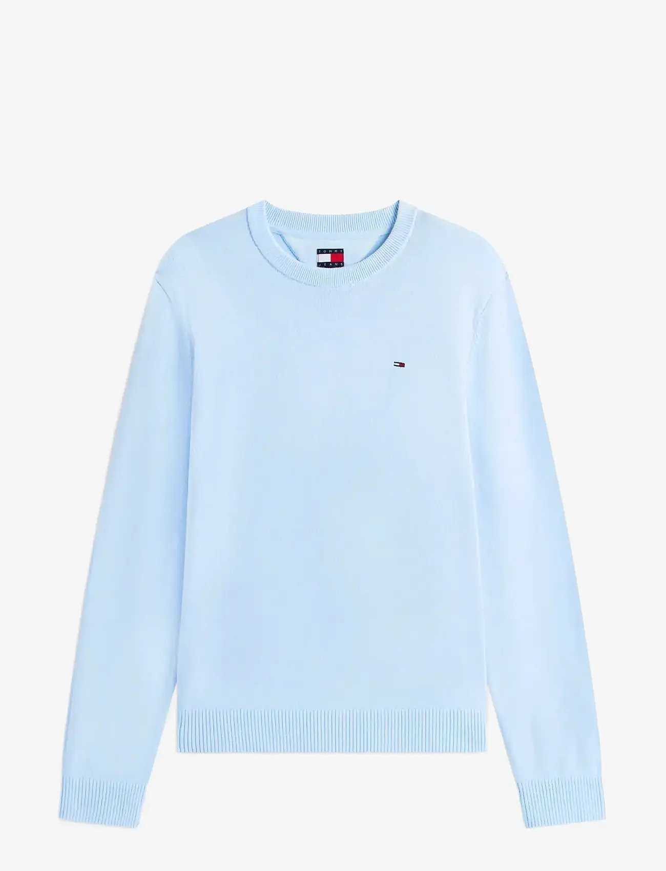 Tommy Jeans - TJM SLIM ESS LIGHT SWEATER EXT - rund hals - sweet blue - 1
