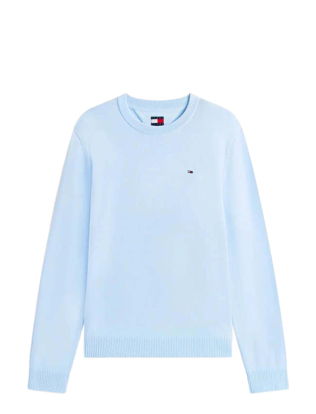Tommy Jeans TJM SLIM ESS LIGHT SWEATER EXT - Basic-Strickmode - SWEET BLUE / blue
